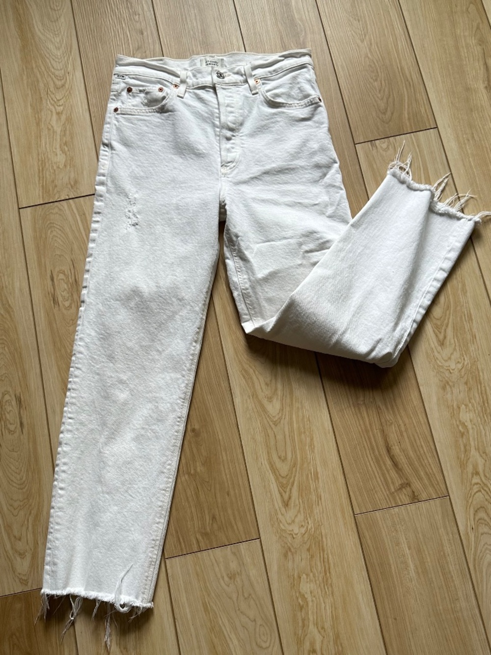 Citizens of Humanity White Florence Jeans - Sz 27
